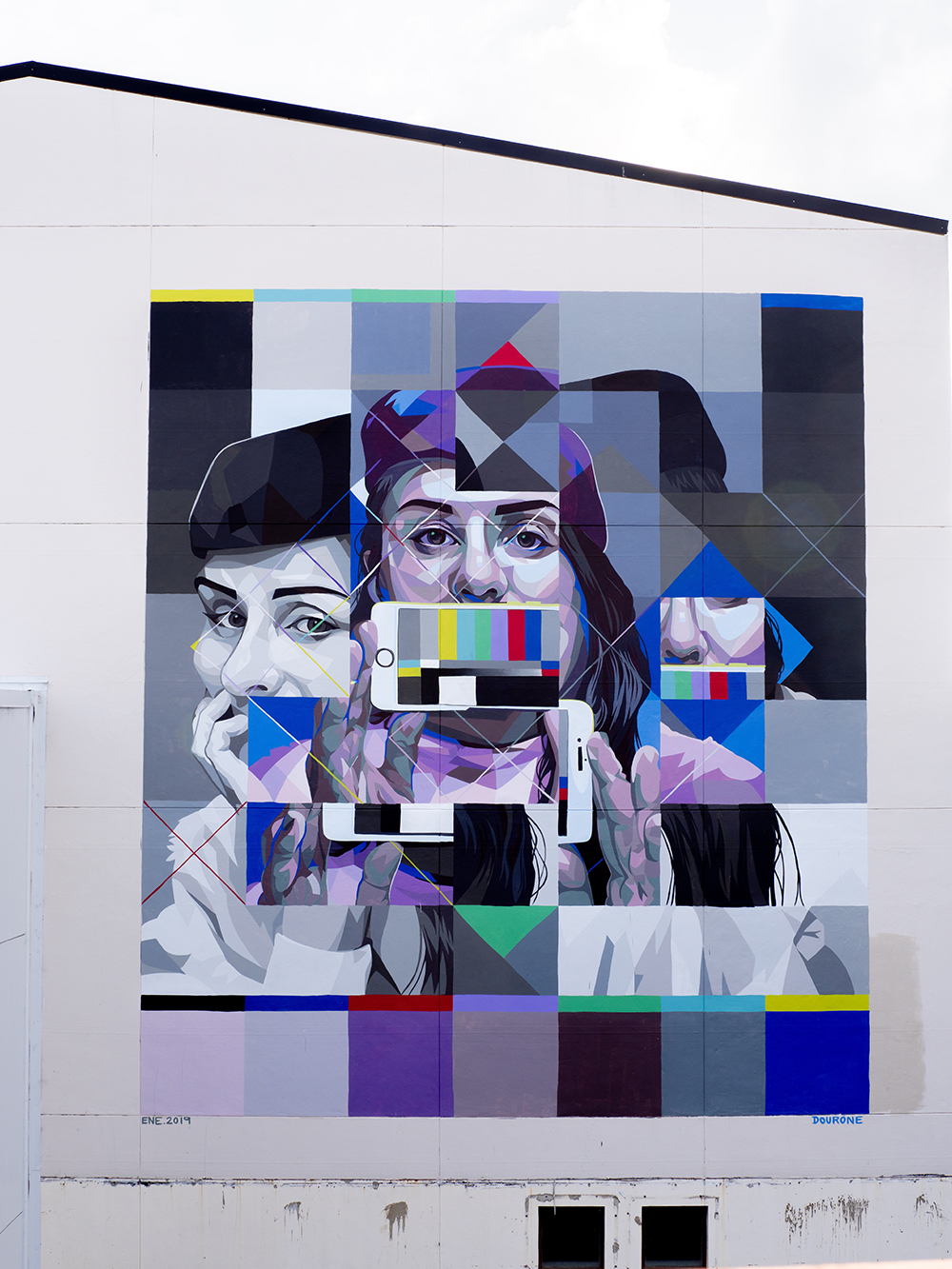 Mural by Dourone in Whangarei, New Zealand